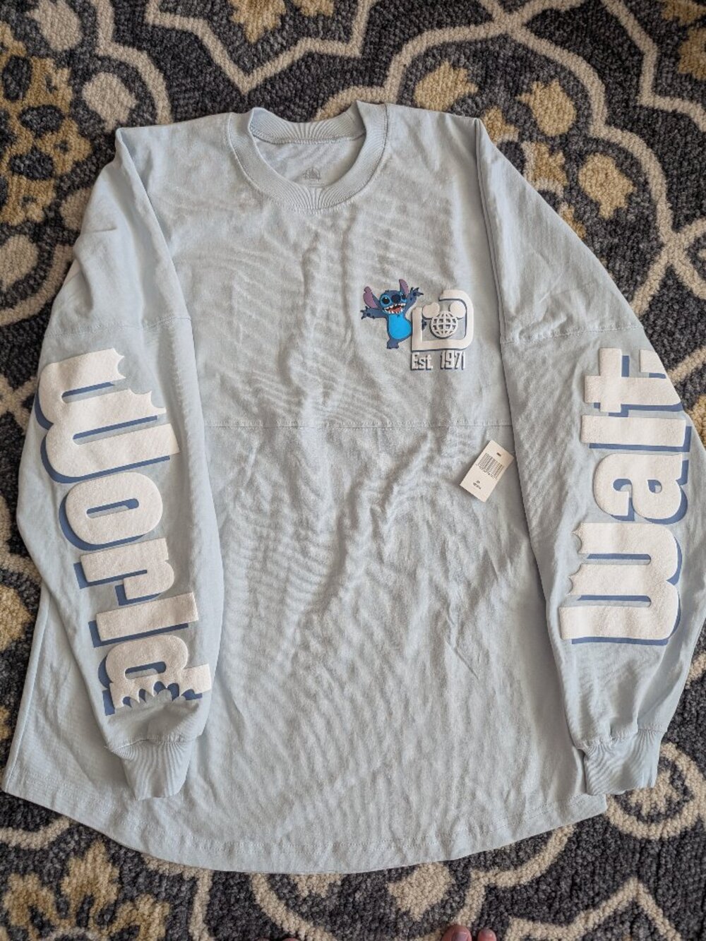 Walt Disney World Parks Stitch Bite Marks Spirit Jersey